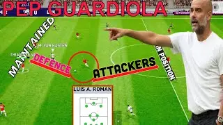PEP GUARDIOLA (Luis A. Roman) best manager review | PES Mobile 2021 | Man City