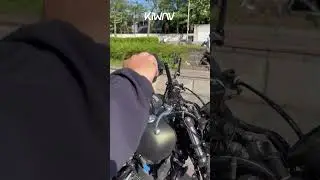 The fully rotatable motorcycle mirror stem! A better rearview angle