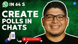 Create a SURVEY in Your CHATS or WHATSAPP GROUPS in 64 S