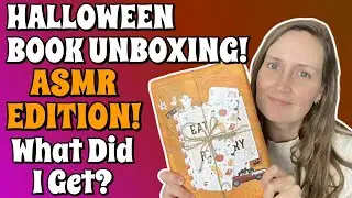 ASMR Halloween Book Unboxing! | What Did I Get?!