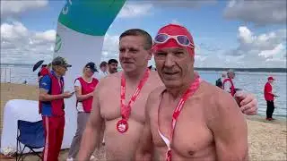 Заплыв через Волгу  3 июля 2021 года