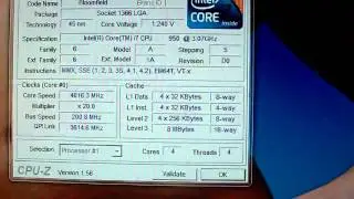 Overclocking Core i7 950