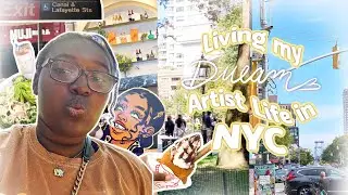 Living my Dream Artist Life in NYC ☁️ 🏙 ✨ | New York City Vlog