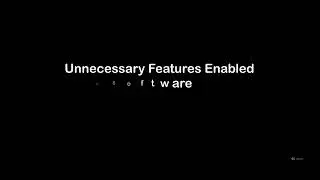 86. Security Misconfiguration - Overview