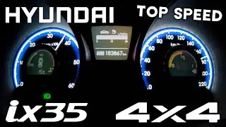 Hyundai ix35 2.0 CRDi (100kW) Acceleration 0-175 (TOP SPEED)