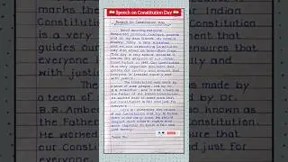 🇮🇳🇮🇳 speech on constitution day 