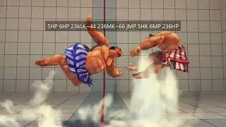 [SF4REMIX] Honda Basic Combos (check description)