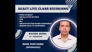 React | 19 Nov |  Weekend | React Intro | Vite | JSX | Create Function | Sending data