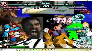 Sandal M.U.G.E.N Battle 204: Team Super Better Mario vs Team Homer Simpson
