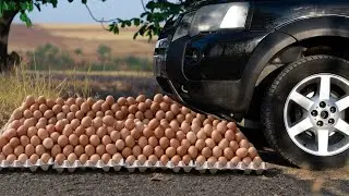 Car vs Objects | Crushing Crunchy & Soft Things by Car! | How to SMASH 1000 EGGS by Car | Experiment