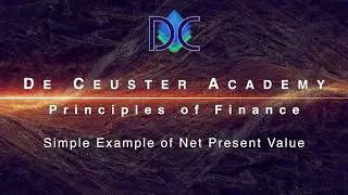 Finance Easy 1 - NPV Basic Example