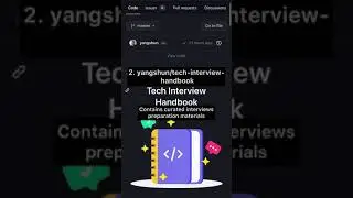 5 GitHub Repository to help you Ace your Job Interview | Codeiyapa 