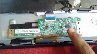 TV LED TCL layar Blank demage