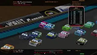 Piston Cup 2012 Season huge crash at Sun Valley speedway