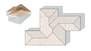 How to draw a roof plan