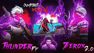 THUNDER FF🌪️ VS ZEROX 2.0🌀ONLY JUMPSHOTS BATTLE⚔️DANGEROUS BATTLE EVER❓