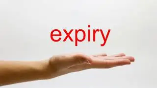 How to Pronounce expiry - American English
