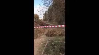 Копают траншею на ул. Школьная с. Подлесное