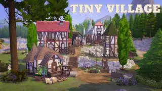 TINY VILLAGE / The Sims 4 speed build (no cc)