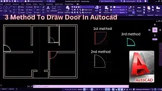 3 Methods To Draw Door In Autocad In Easy And Fast Way In Nepali