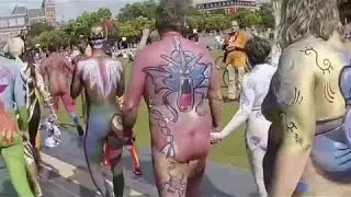 International festival    amazing body painting    festival 2017  #3