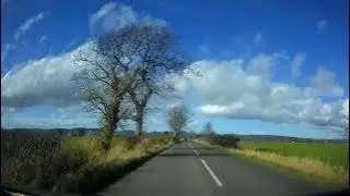 Spring Road Trip Drive With Music On History Visit To Inchture Perthshire Scotland