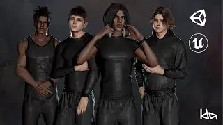 PREVIEW - GAME-READY 3D Character - Gym Boys