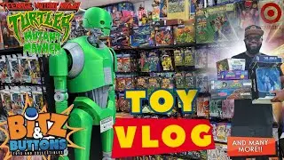 HUGE Toy Haul & Vlog at Bitz & Buttons & Target (TMNT, Neca, McFarlane, & More TOYS!) - Nile Fortner