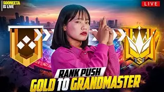 NEW Rank S48 Gold to GrandMaster Push on Mobile | Free Fire LIVE with Sooneeta