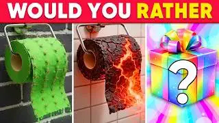 Would You Rather...? MYSTERY Gift Edition 🎁🤑🌋 Hardest Choices Ever! ~ Quiz Kitten