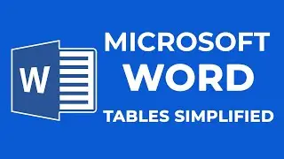 Microsoft Word Table Tutorial- Learn Everything