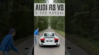 Alone in the forest with the Audi R8 gated manual - The legend | 