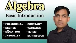 Introduction to Algebra || Terminology of Algebra ||