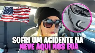 My car skidded in the snow and I crashed! The reality of winter in the USA 😰