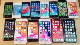 ВСЕ МОИ АЙФОНЫ - ТЕСТ ВСЕХ В ANTUTU! КТО САМЫЙ МОЩНЫЙ?