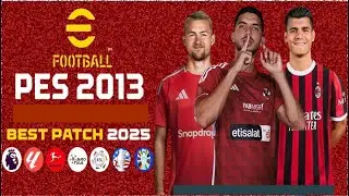 احدث و اقوى باتش لتحويل بيس 2013 الى بيس 2025 بالكامل من مديافاير Patch pes 2013 to pes 2025