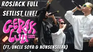 Rosjack (Seram Sejuk, Pop, My Brother, Digital Rich, Kejar Waktu) Live @ Gerak Luu Fest 2024
