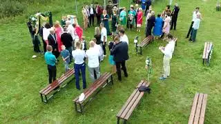 Свадьба Гавриковых, Летучий корабль, Киров, Калужская  область, Квадрокоптер