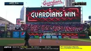 Oscar Gonzalez Walk-Off Home Run: 10/8/2022 (AL Wild Card - Game 2)