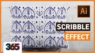 ✍ Scribble Effect | Illustrator CC Tutorial #89/365 Days of Creativity