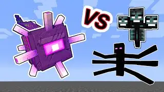 Ancient Guardian Vs. Wither + Arch Vessel in Minecraft
