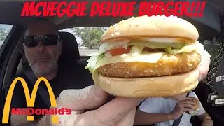 McDonald's McVeggie Deluxe Burger!!!