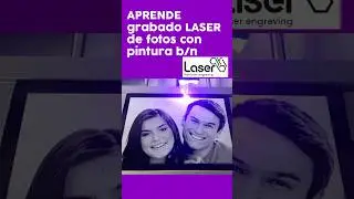 🤩🎨 COMO grabar fotos con LASER con pintura blanca y negra