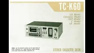 Sony TC-K60 ремонт ч.1