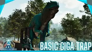 Ark Tutorials | Basic Giga Trap | Ark Survival Ascended
