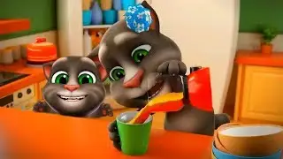 Мой Говорящий Том 2 #10 друзья Анджела Ухаживаем за питомцем 