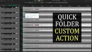Create Folder From Selected Tracks - REAPER Custom Action