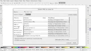 Inkscape 6 Saving Inkscape File