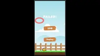 Tap To Jump 2D game  Made With  Unity