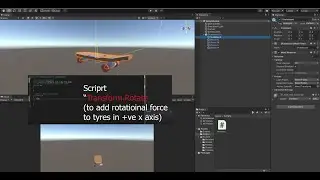 Skate Board Tires Movement Script | Unity Game Development